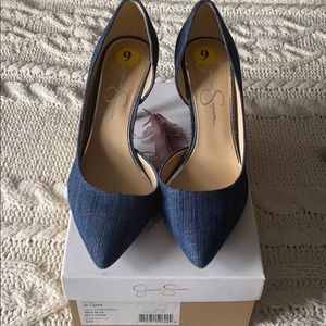 Denim Pumps
